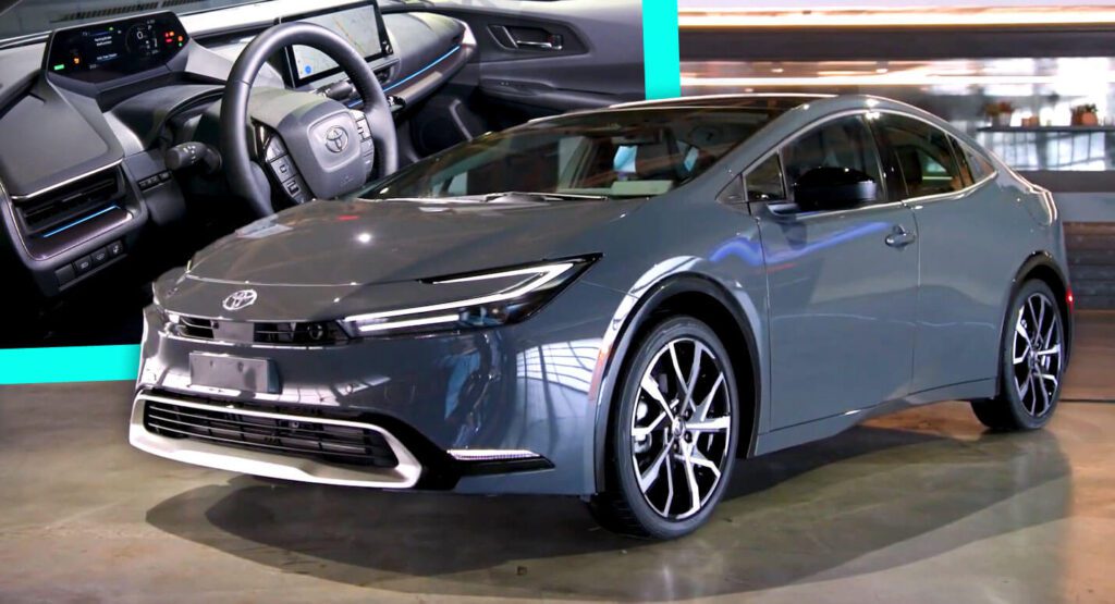 2023 Toyota Prius Prime Xse Premium Color Guardian Gray Side Caricos
