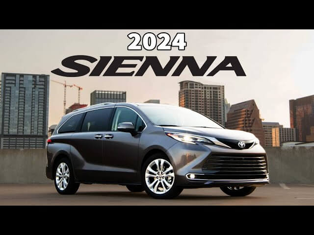 2024 Toyota Sienna Best Minivans for Families