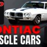 classic pontiac muscle cars