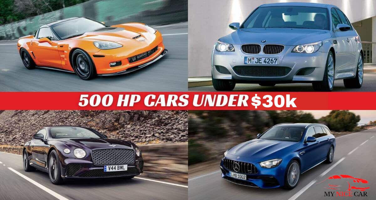 You are currently viewing Top 7 Affordable 500 HP Cars Under 30k : Budget-Friendly Supercars